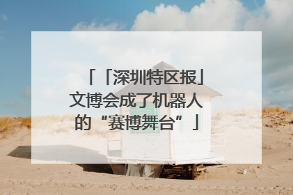 「深圳特区报」文博会成了机器人的“赛博舞台”