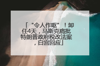 “令人作呕”！卸任4天，马斯克痛批特朗普政府税改法案，白宫回应