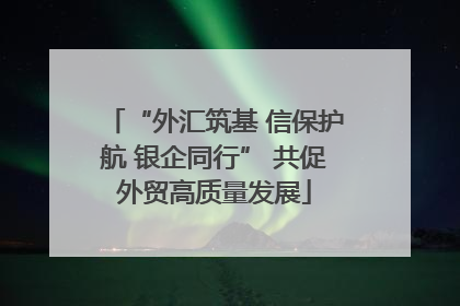 “外汇筑基 信保护航 银企同行” 共促外贸高质量发展