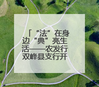 “法”在身边“典”亮生活——农发行双峰县支行开展“民法典宣传月”活动