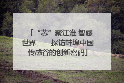 “芯”聚江淮 智感世界——探访蚌埠中国传感谷的创新密码