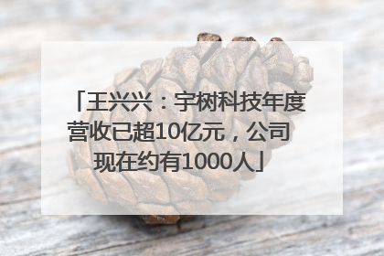 王兴兴：宇树科技年度营收已超10亿元，公司现在约有1000人