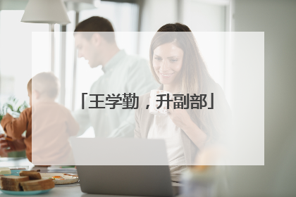 王学勤，升副部