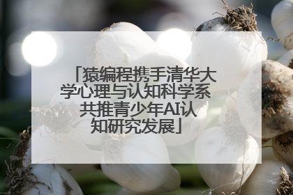 猿编程携手清华大学心理与认知科学系 共推青少年AI认知研究发展