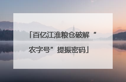 百亿江淮粮仓破解“农字号”提振密码