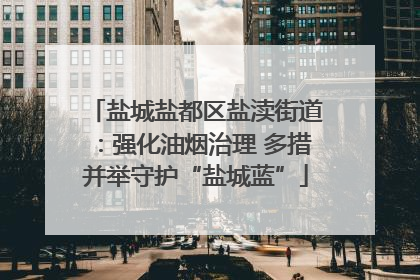 盐城盐都区盐渎街道：强化油烟治理 多措并举守护“盐城蓝”
