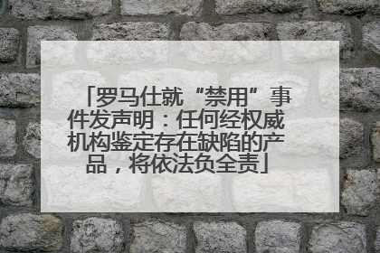罗马仕就“禁用”事件发声明：任何经权威机构鉴定存在缺陷的产品，将依法负全责