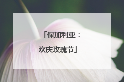 保加利亚：欢庆玫瑰节