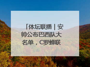 体坛联播｜安帅公布巴西队大名单，C罗蝉联沙特联赛金靴