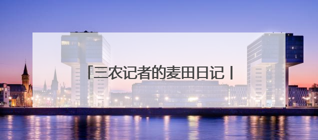 三农记者的麦田日记丨农机手的新“搭档”
