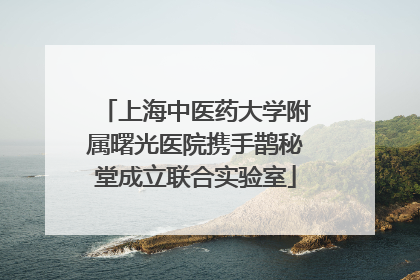 上海中医药大学附属曙光医院携手鹊秘堂成立联合实验室