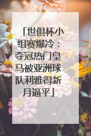 世俱杯小组赛爆冷：夺冠热门皇马被亚洲球队利雅得新月逼平