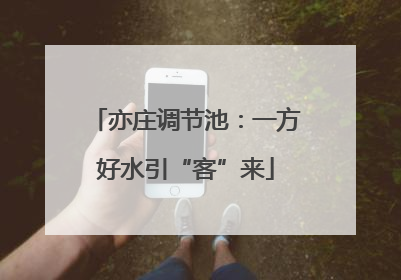 亦庄调节池：一方好水引“客”来