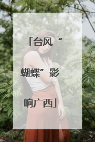 台风“蝴蝶”影响广西