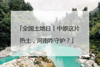 全国土地日丨中原这片热土，河南咋守护？