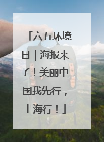 六五环境日｜海报来了！美丽中国我先行，上海行！