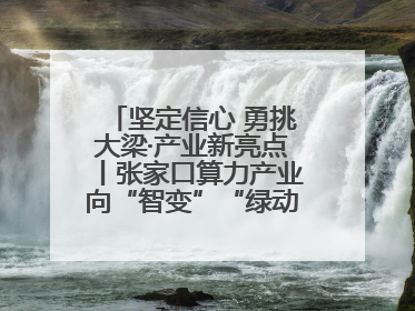 坚定信心 勇挑大梁·产业新亮点丨张家口算力产业向“智变”“绿动”跃升