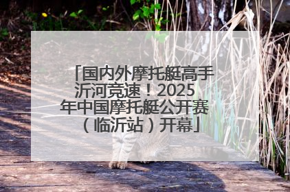 国内外摩托艇高手沂河竞速！2025年中国摩托艇公开赛（临沂站）开幕