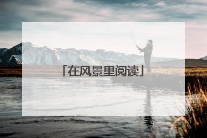 在风景里阅读