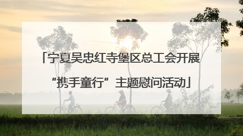 宁夏吴忠红寺堡区总工会开展“携手童行”主题慰问活动