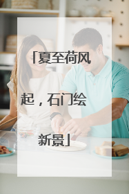 夏至荷风起，石门绘新景