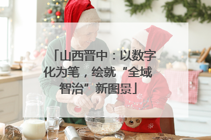 山西晋中：以数字化为笔，绘就“全域智治”新图景