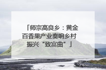 师宗高良乡：黄金百香果产业奏响乡村振兴“致富曲”