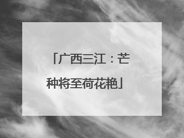广西三江：芒种将至荷花艳