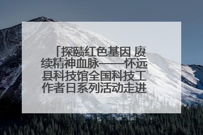 探赜红色基因 赓续精神血脉——怀远县科技馆全国科技工作者日系列活动走进怀远县实验中学