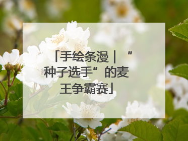 手绘条漫｜“种子选手”的麦王争霸赛