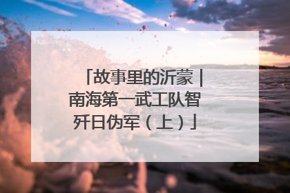 故事里的沂蒙|南海第一武工队智歼日伪军(上)