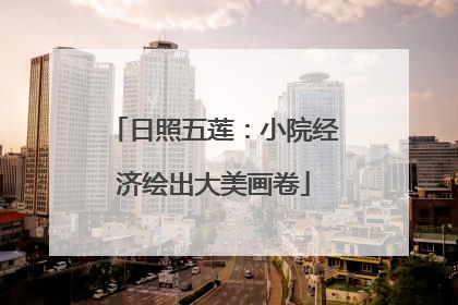 日照五莲：小院经济绘出大美画卷