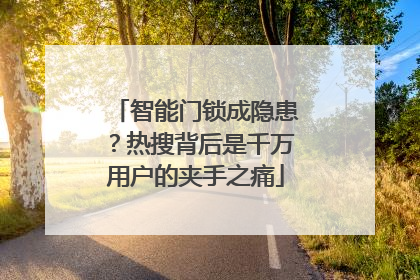 智能门锁成隐患？热搜背后是千万用户的夹手之痛