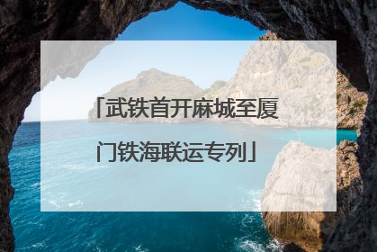 武铁首开麻城至厦门铁海联运专列