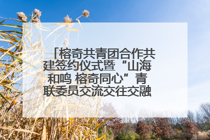 榕奇共青团合作共建签约仪式暨“山海和鸣 榕奇同心”青联委员交流交往交融活动在福州举行