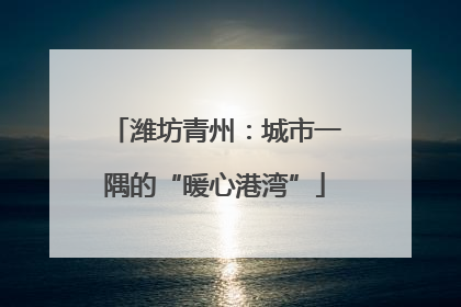 潍坊青州：城市一隅的“暖心港湾”