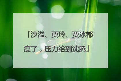 沙溢、贾玲、贾冰都瘦了，压力给到沈腾