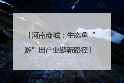 河南商城：生态鱼“游”出产业链新路径