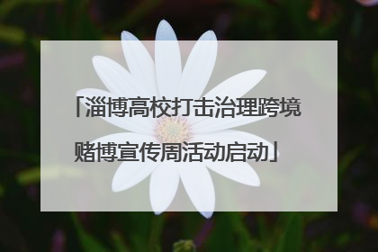 淄博高校打击治理跨境赌博宣传周活动启动