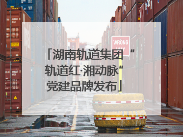 湖南轨道集团“轨道红·湘动脉”党建品牌发布