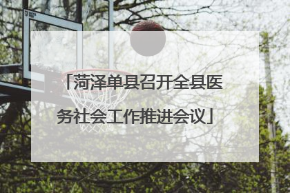 菏泽单县召开全县医务社会工作推进会议