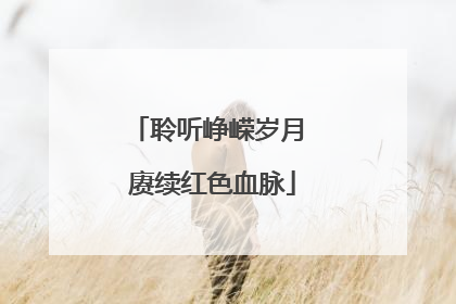 聆听峥嵘岁月 赓续红色血脉