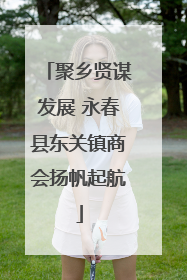聚乡贤谋发展 永春县东关镇商会扬帆起航