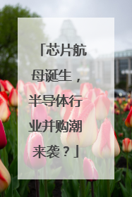 芯片航母诞生，半导体行业并购潮来袭？