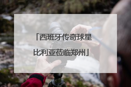 西班牙传奇球星 比利亚莅临郑州