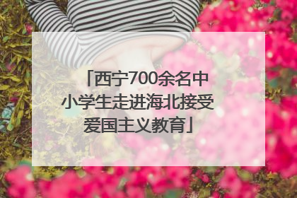 西宁700余名中小学生走进海北接受爱国主义教育
