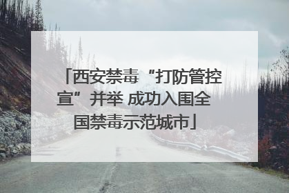 西安禁毒“打防管控宣”并举 成功入围全国禁毒示范城市