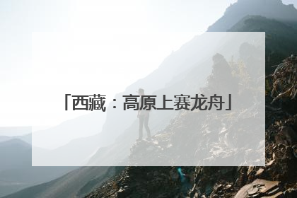 西藏：高原上赛龙舟