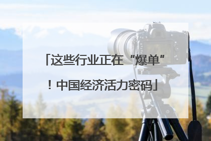 这些行业正在“爆单”！中国经济活力密码
