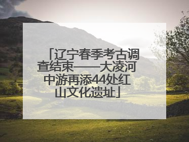 辽宁春季考古调查结束——大凌河中游再添44处红山文化遗址